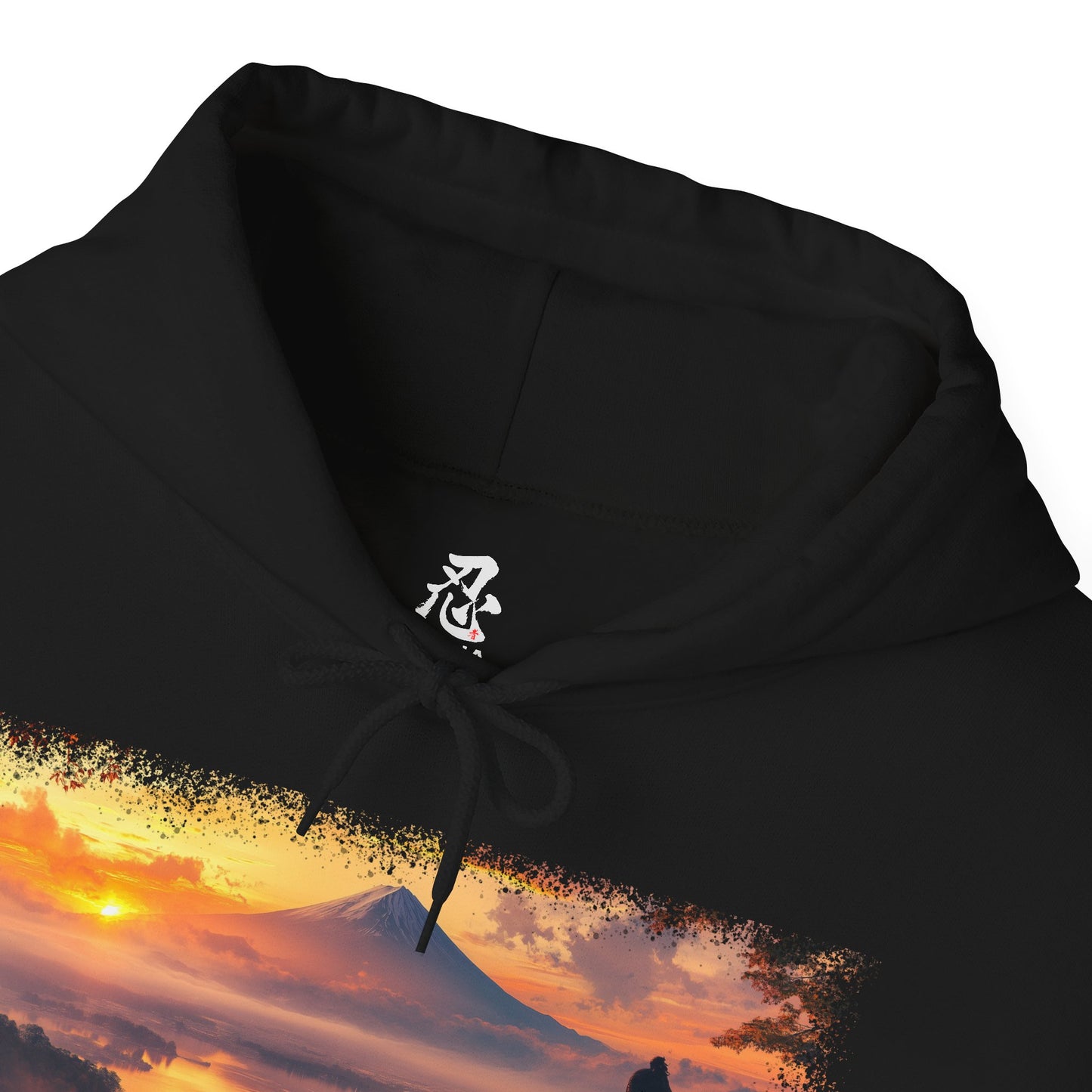 Ronin "Mt.Fuji Sunset" Hoodie / Japanese warriors / Japanese culture clothing