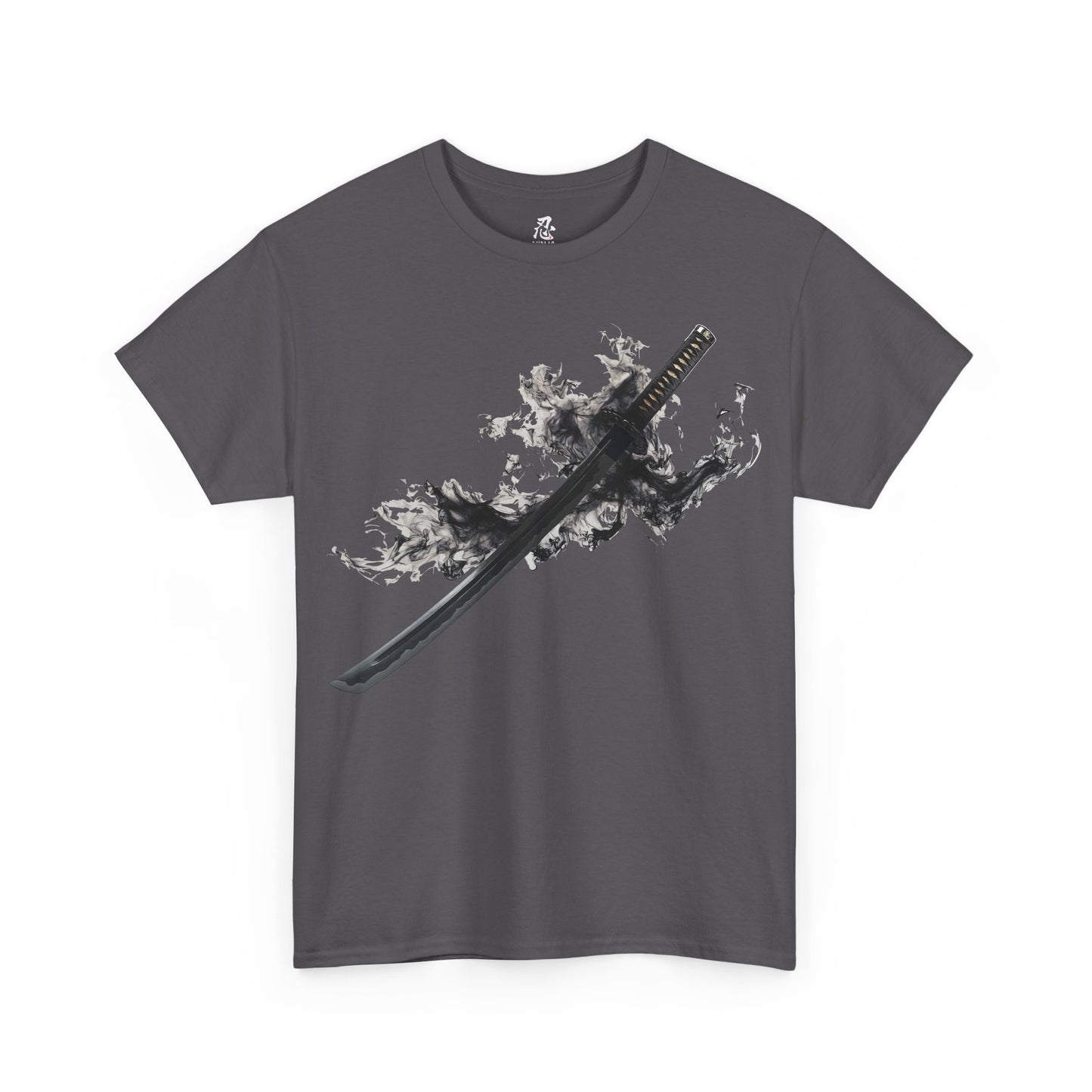 Ninja TYO "Black Flame Katana" T-Shirt / Japanese warriors / Japanese culture clothing