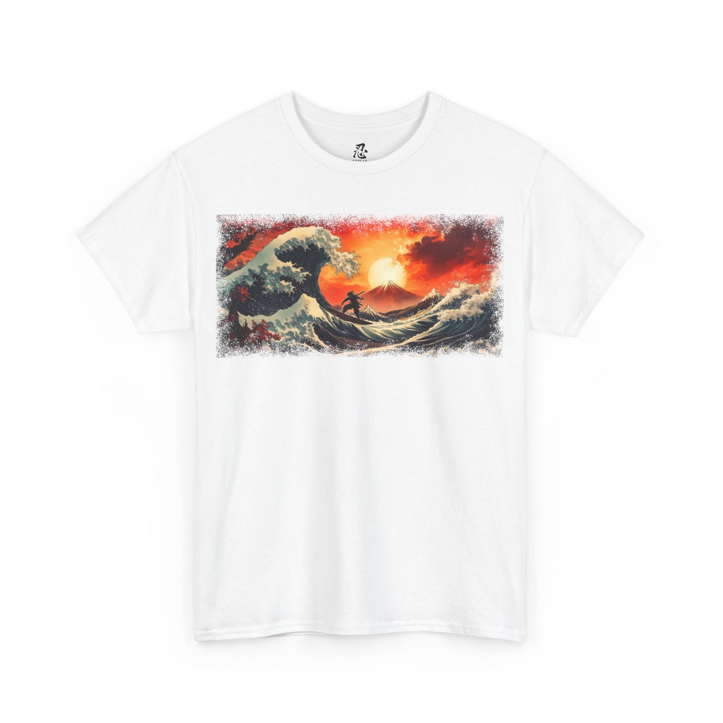 Ninja "Wave of Kanagawa" T-Shirt / Japanese warriors / Japanese culture clothing