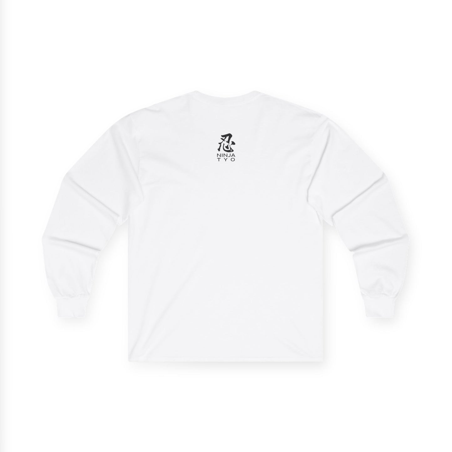 Ninja TYO "Black Flame Katana" Long T-Shirt / Japanese warriors / Japanese culture clothing