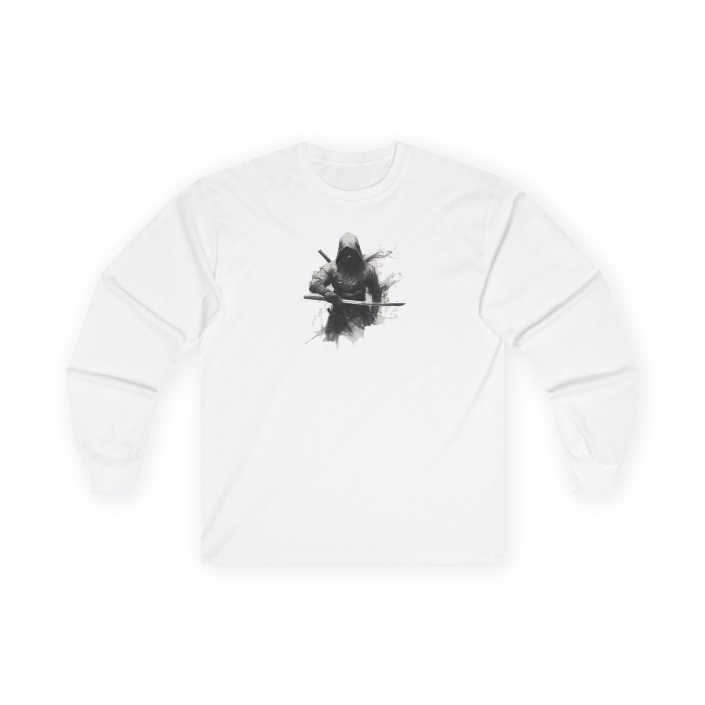 Ninja "Unsheathed" Long T-Shirt / Japanese warriors / Japanese culture clothing