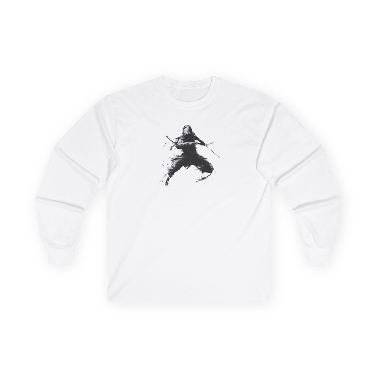 Ninja "Backstep" Long T-Shirt / Japanese warriors / Japanese culture clothing