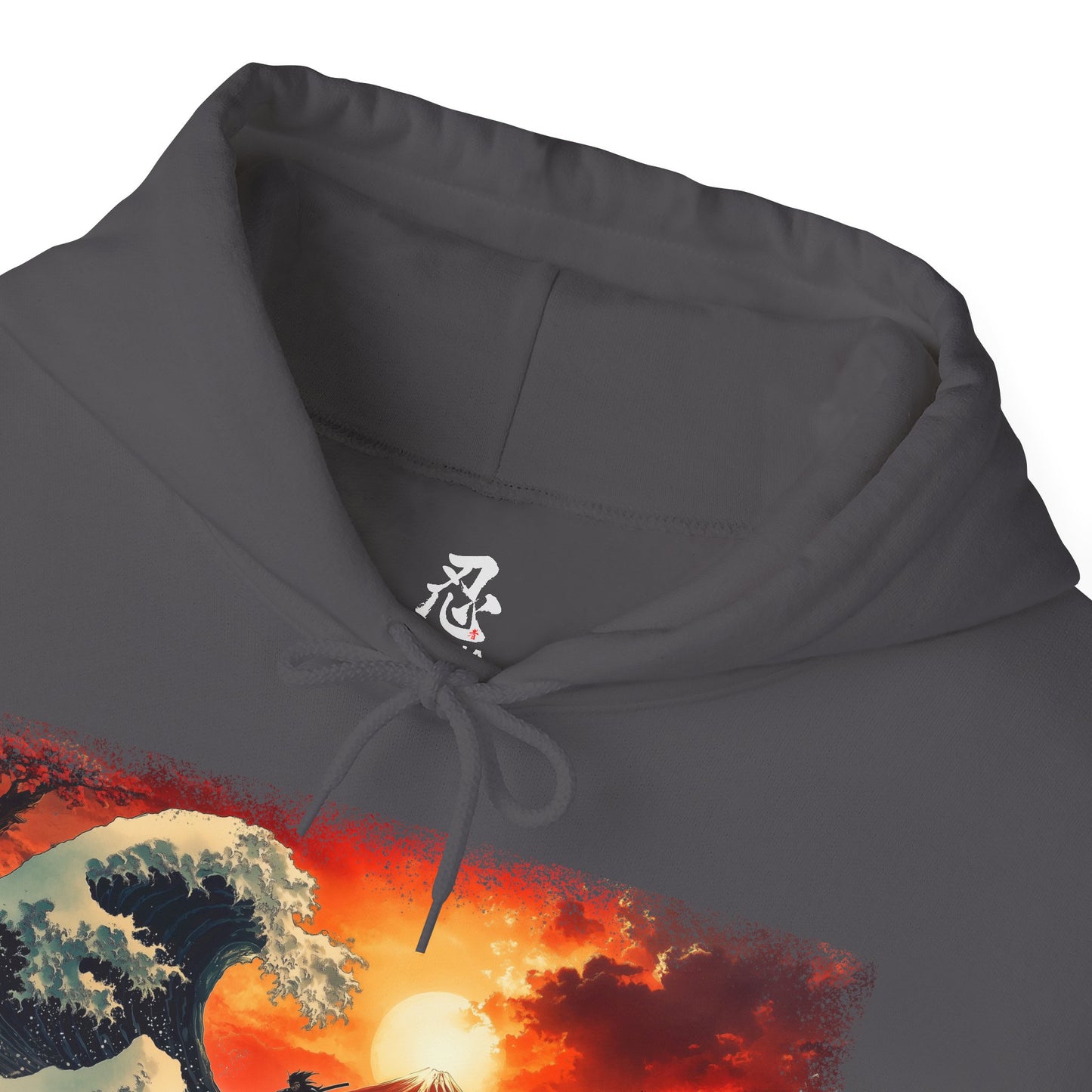 Ninja "Wave of Kanagawa" Hoodie / Japanese warriors / Japanese culture clothing