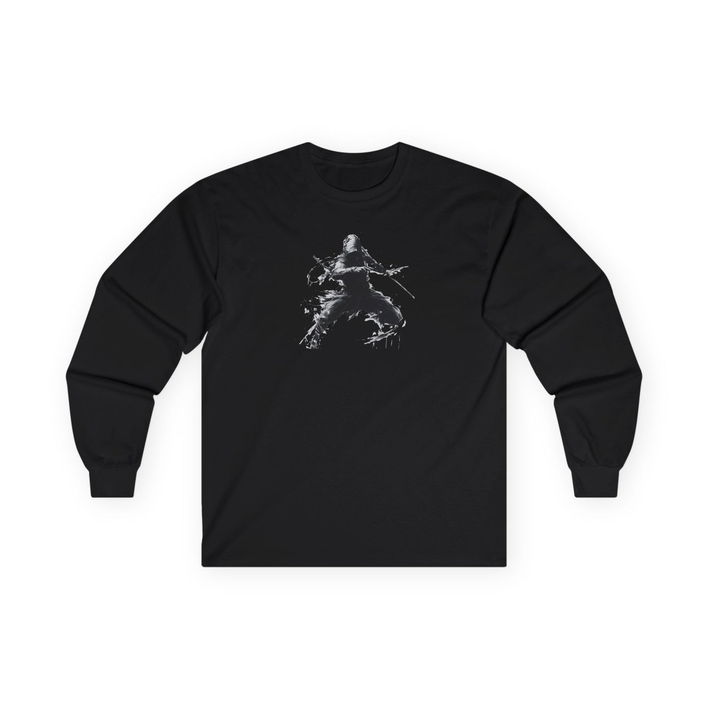 Ninja "Backstep" Long T-Shirt / Japanese warriors / Japanese culture clothing
