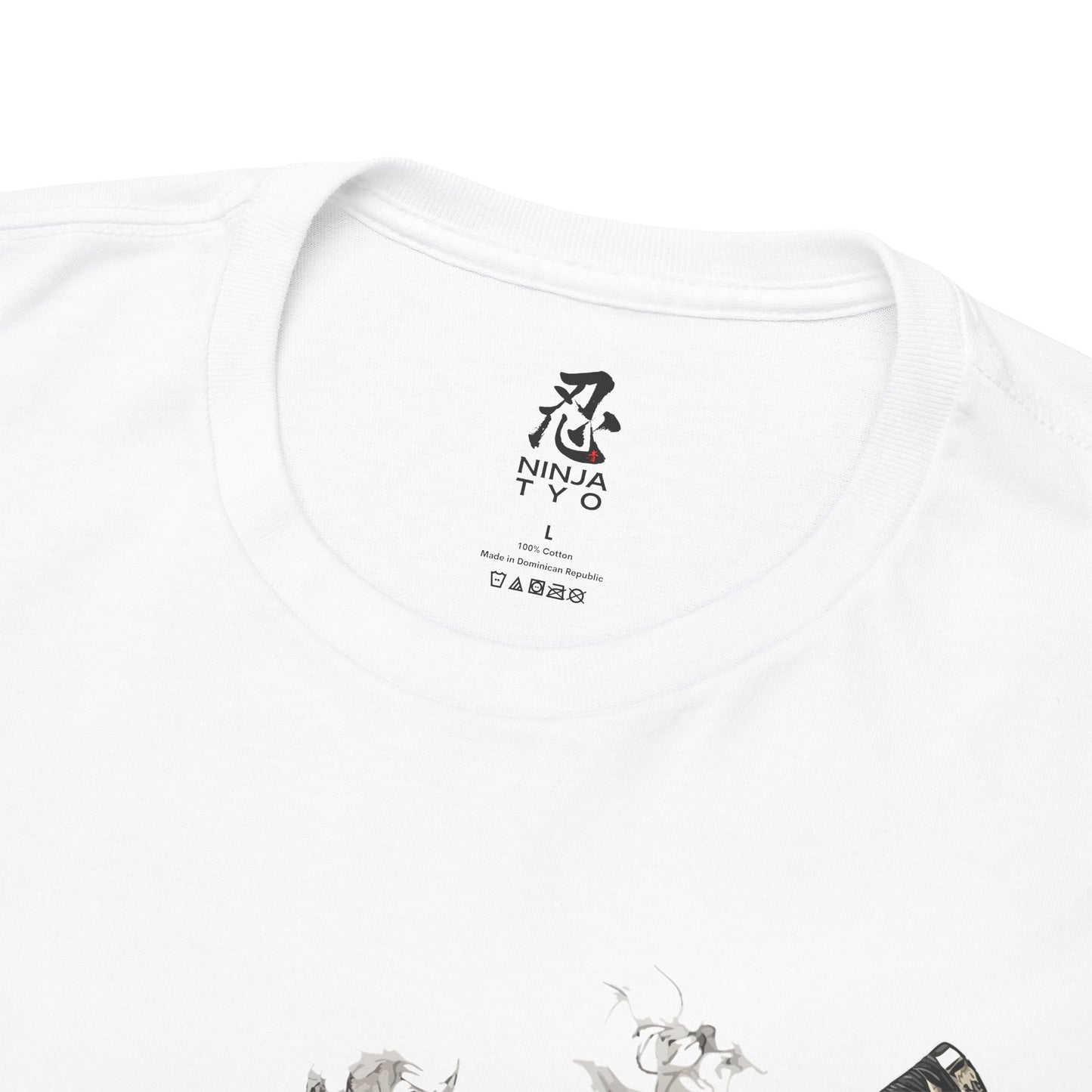 Ninja TYO "Black Flame Katana" T-Shirt / Japanese warriors / Japanese culture clothing