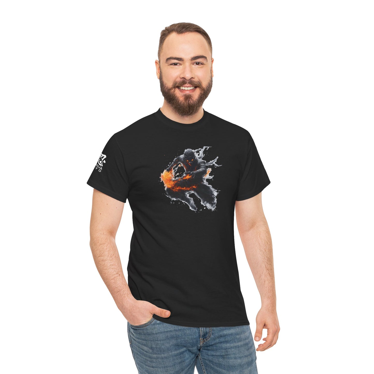 Ninja "Katon no Jutsu" T-Shirt / Japanese warriors / Japanese culture clothing