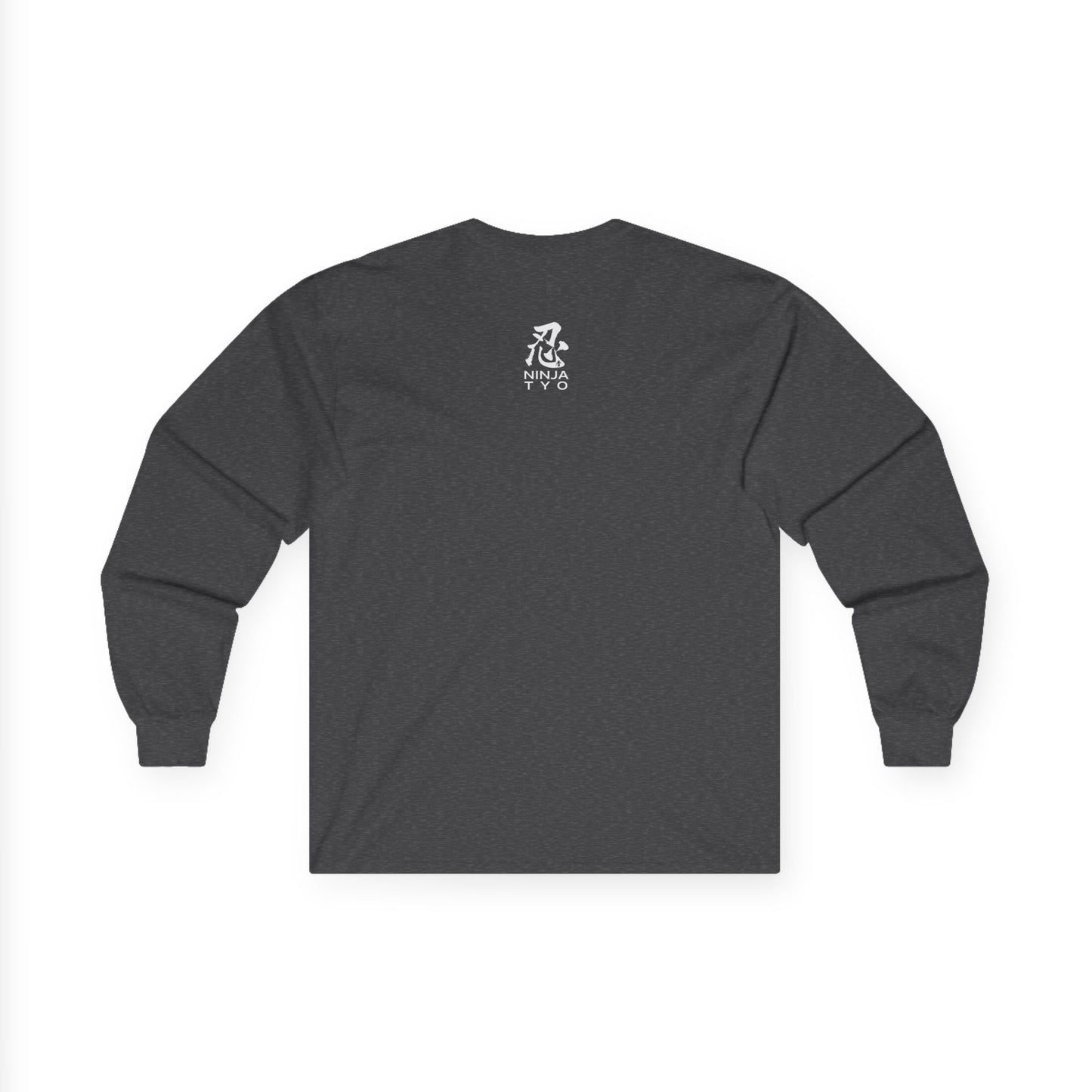 Ninja TYO "Black Flame Katana" Long T-Shirt / Japanese warriors / Japanese culture clothing