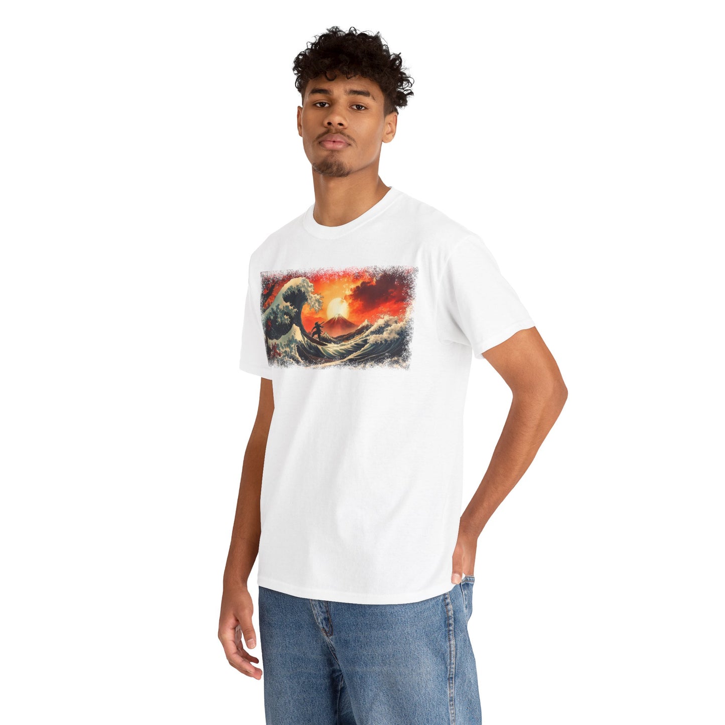 Ninja "Wave of Kanagawa" T-Shirt / Japanese warriors / Japanese culture clothing