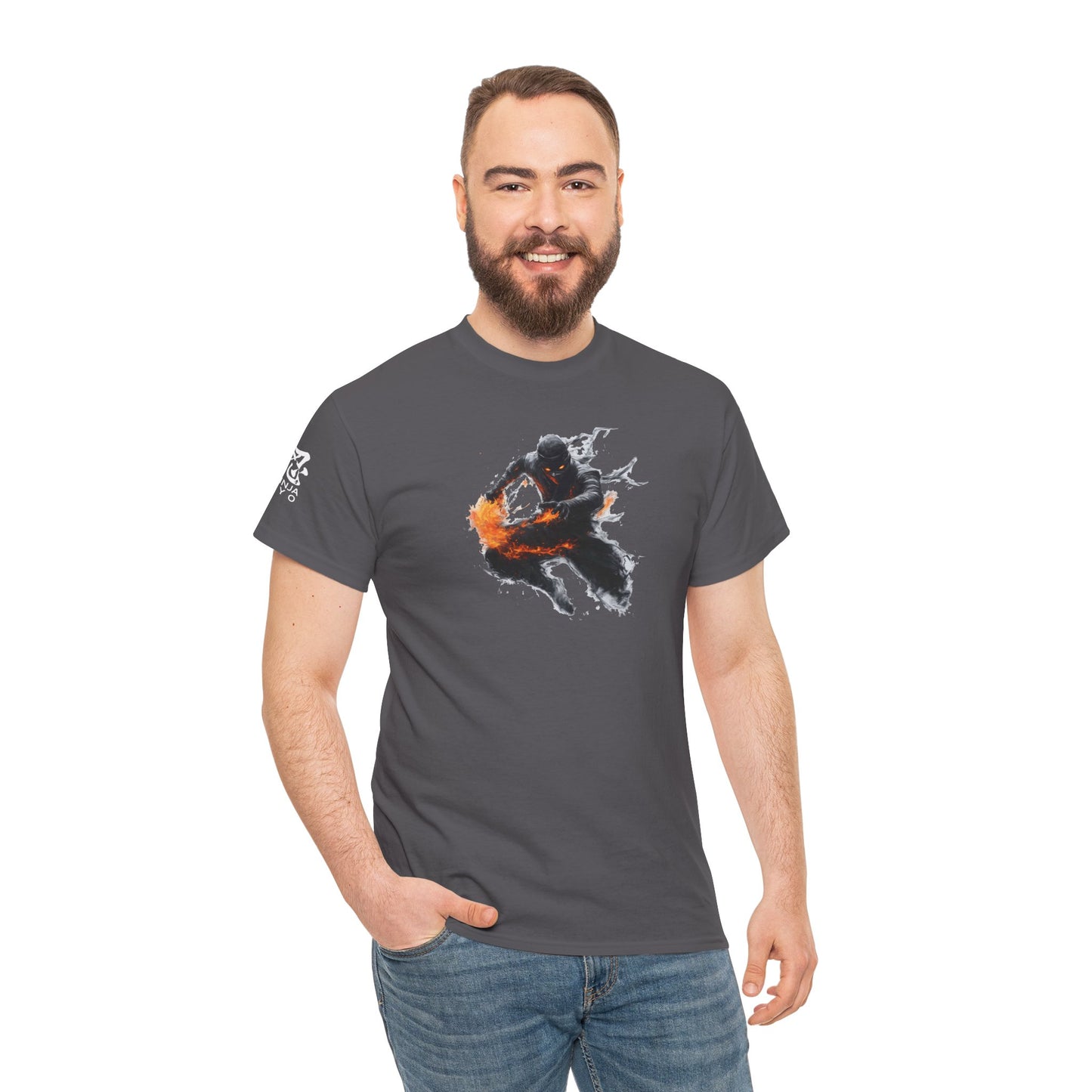 Ninja "Katon no Jutsu" T-Shirt / Japanese warriors / Japanese culture clothing