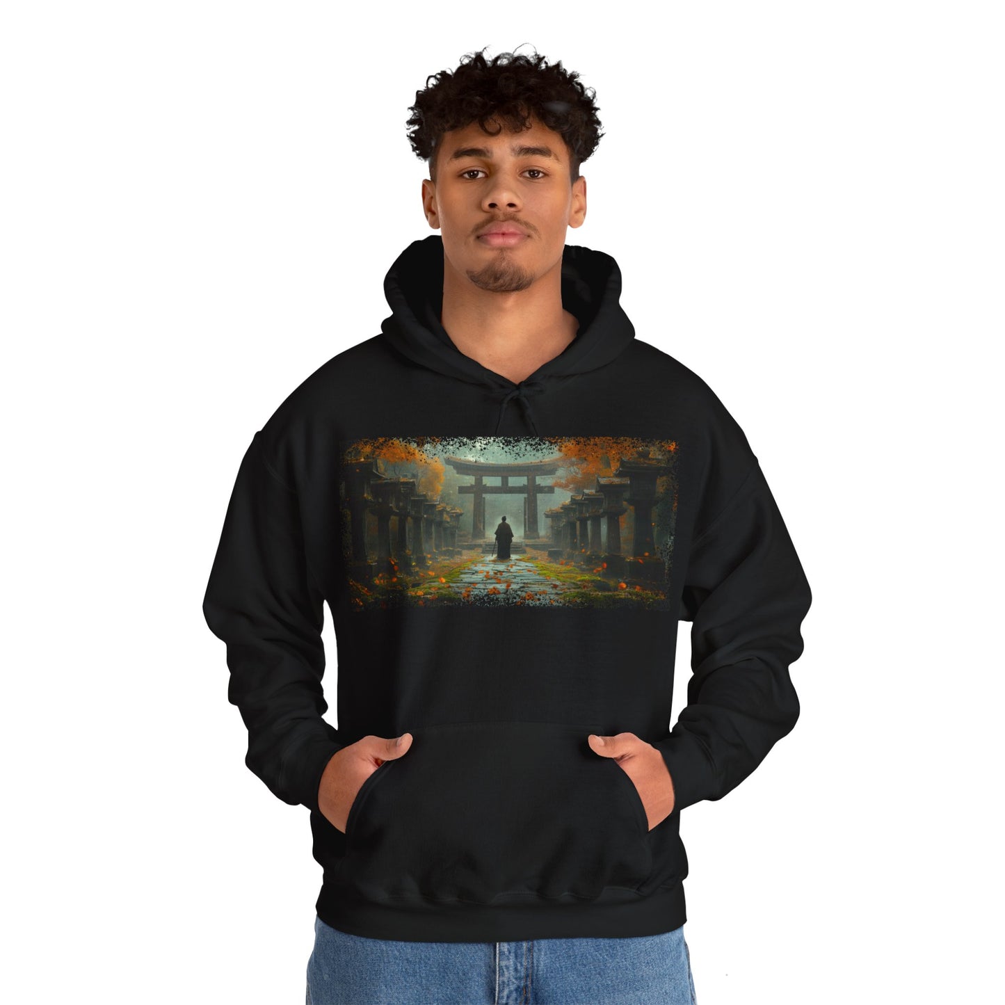 Ronin "Torii" Hoodie / Japanese warriors / Japanese culture clothing