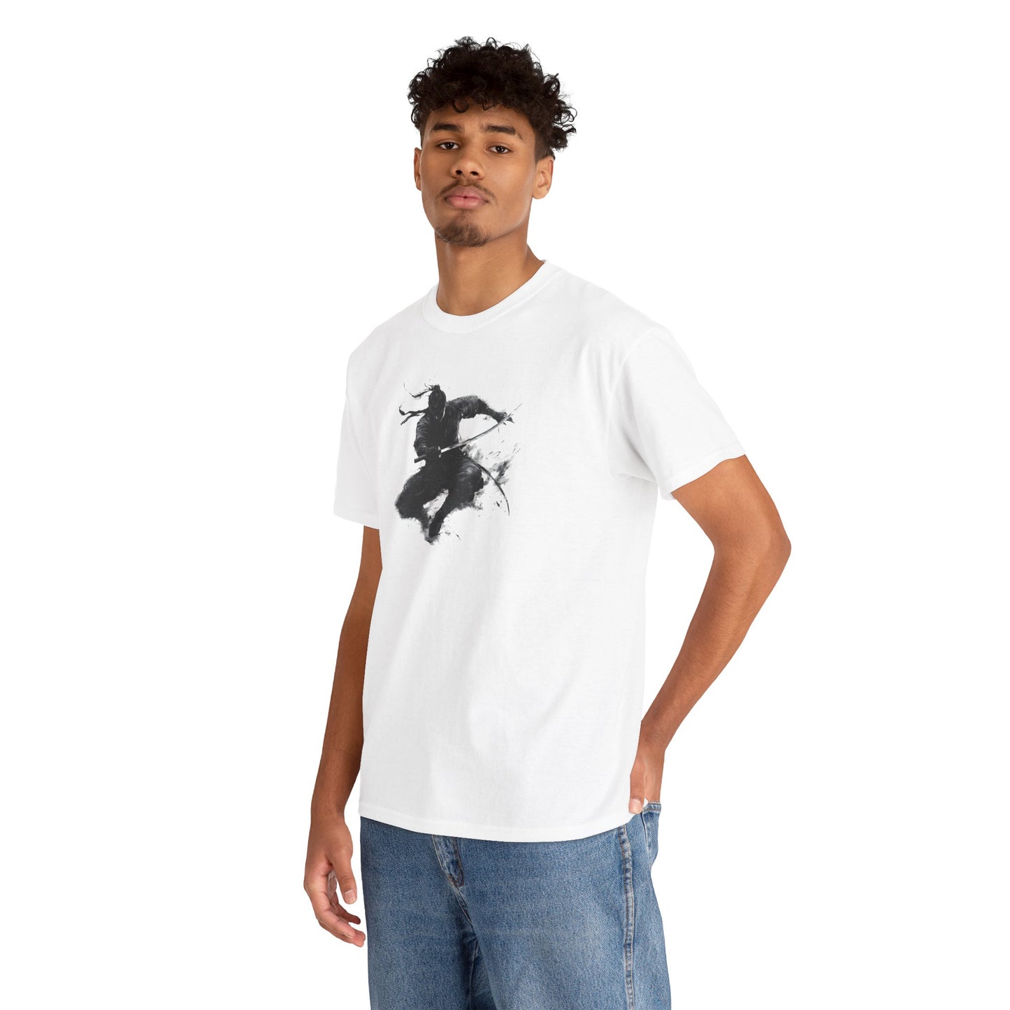 Ninja "Jump Slash" T-Shirt / Japanese warriors / Japanese culture clothing