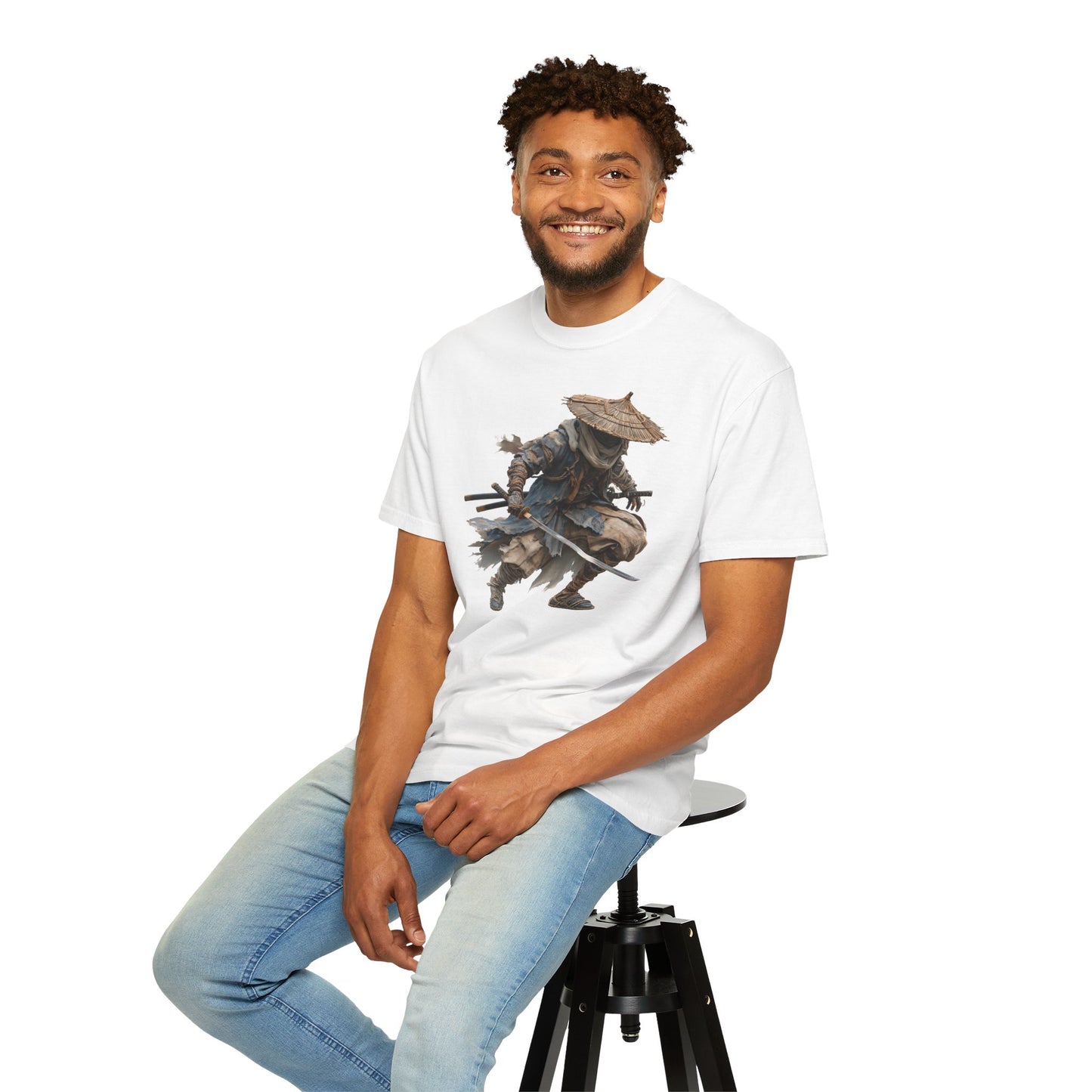 "Straw Hat Ronin" T-Shirt / Japanese warriors / Japanese shirts / Samurai shirts