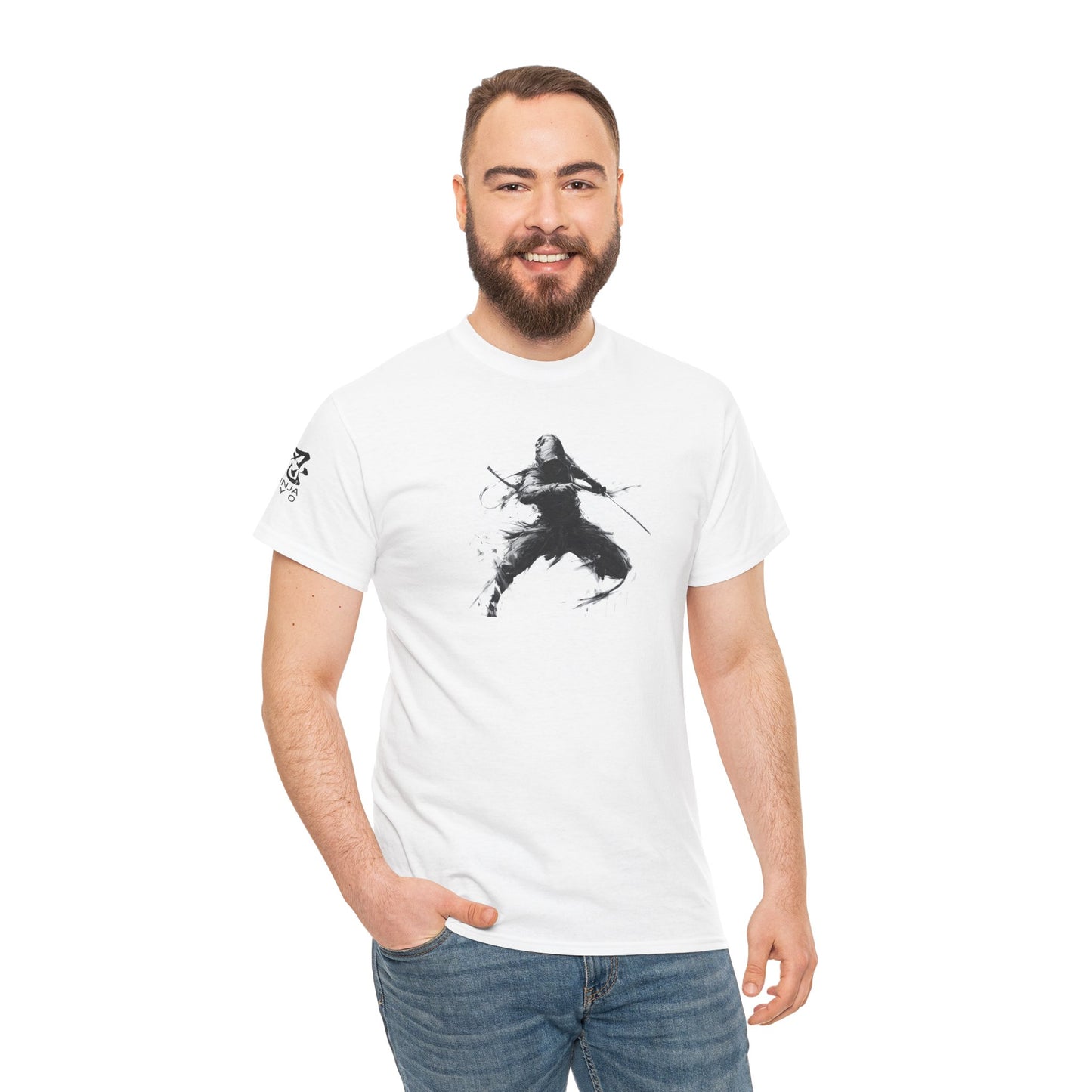 Ninja "Backstep" T-Shirt / Japanese warriors / Japanese culture clothing
