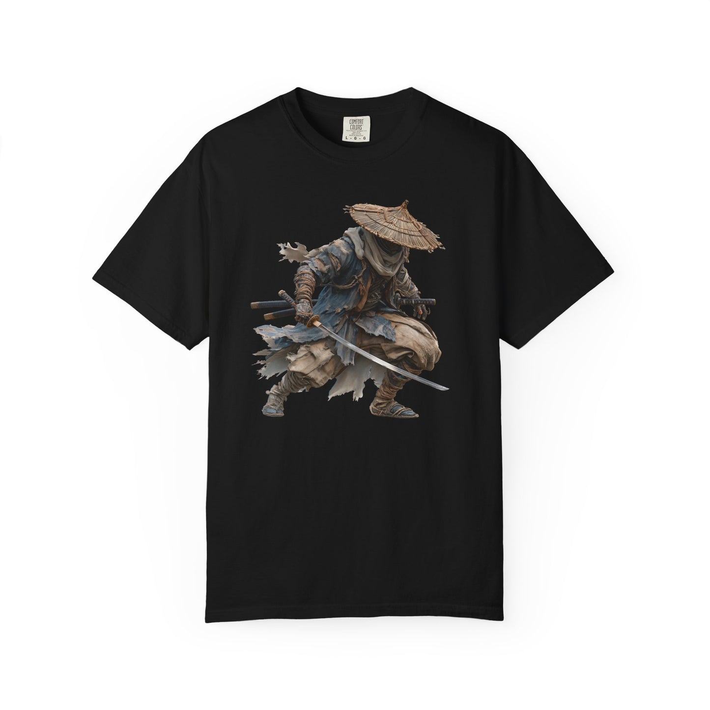 "Straw Hat Ronin" T-Shirt / Japanese warriors / Japanese shirts / Samurai shirts