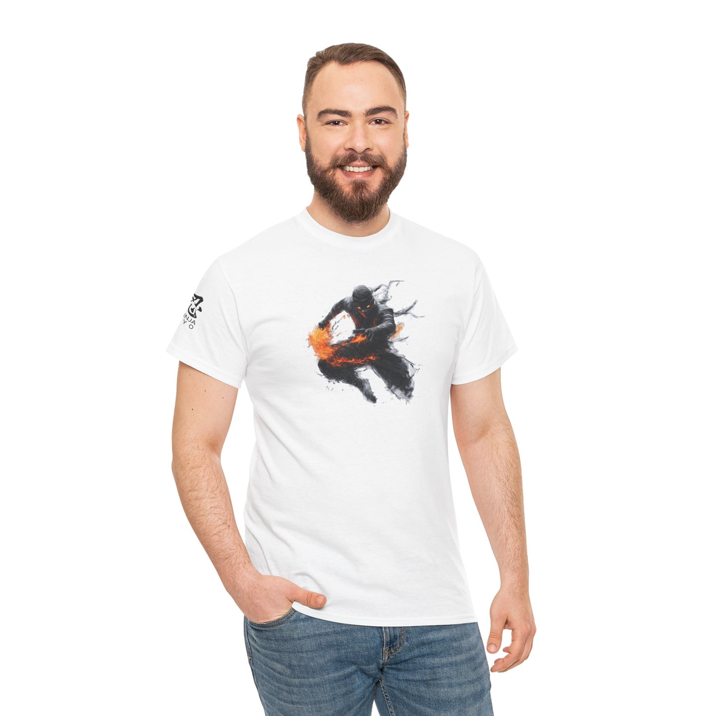 Ninja "Katon no Jutsu" T-Shirt / Japanese warriors / Japanese culture clothing