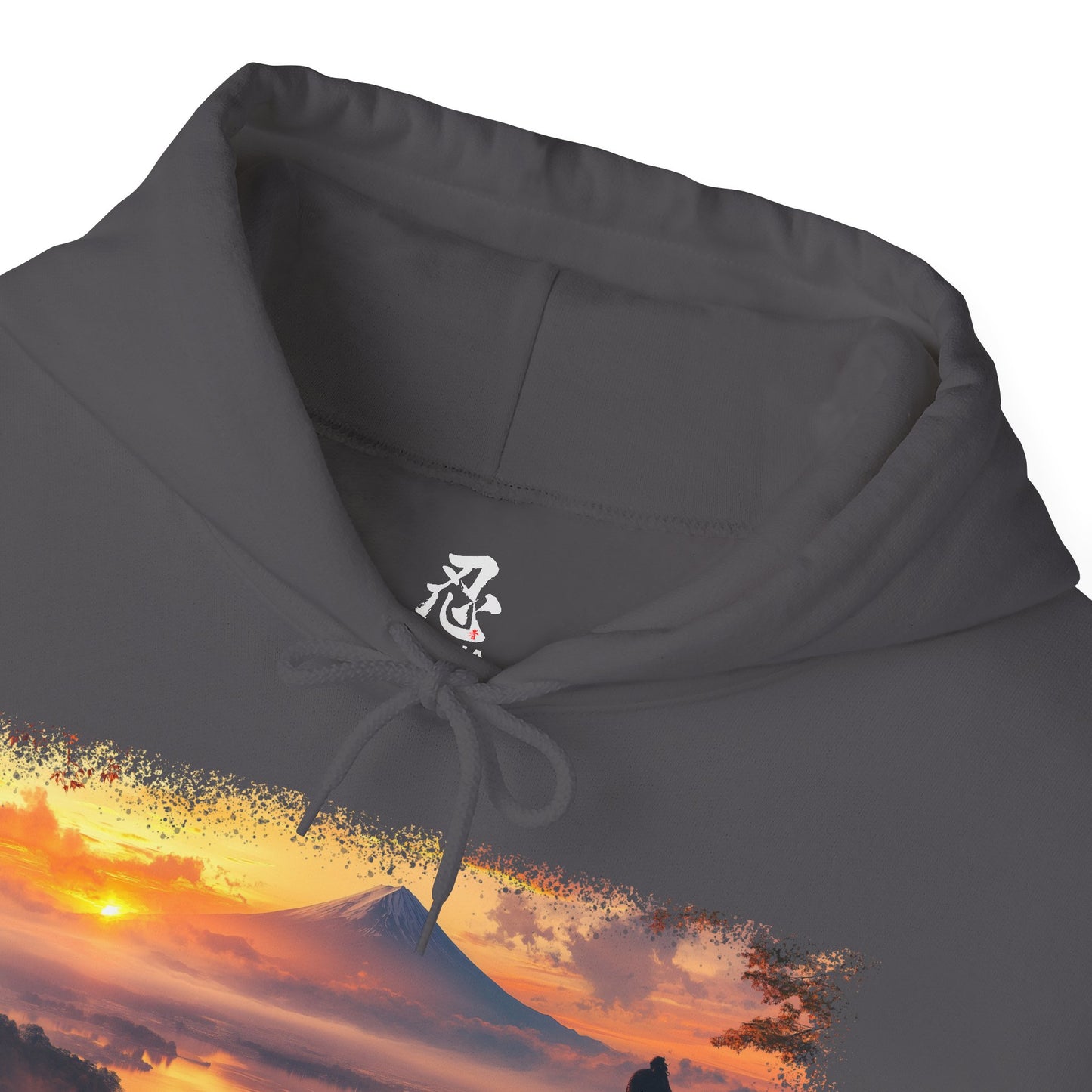 Ronin "Mt.Fuji Sunset" Hoodie / Japanese warriors / Japanese culture clothing