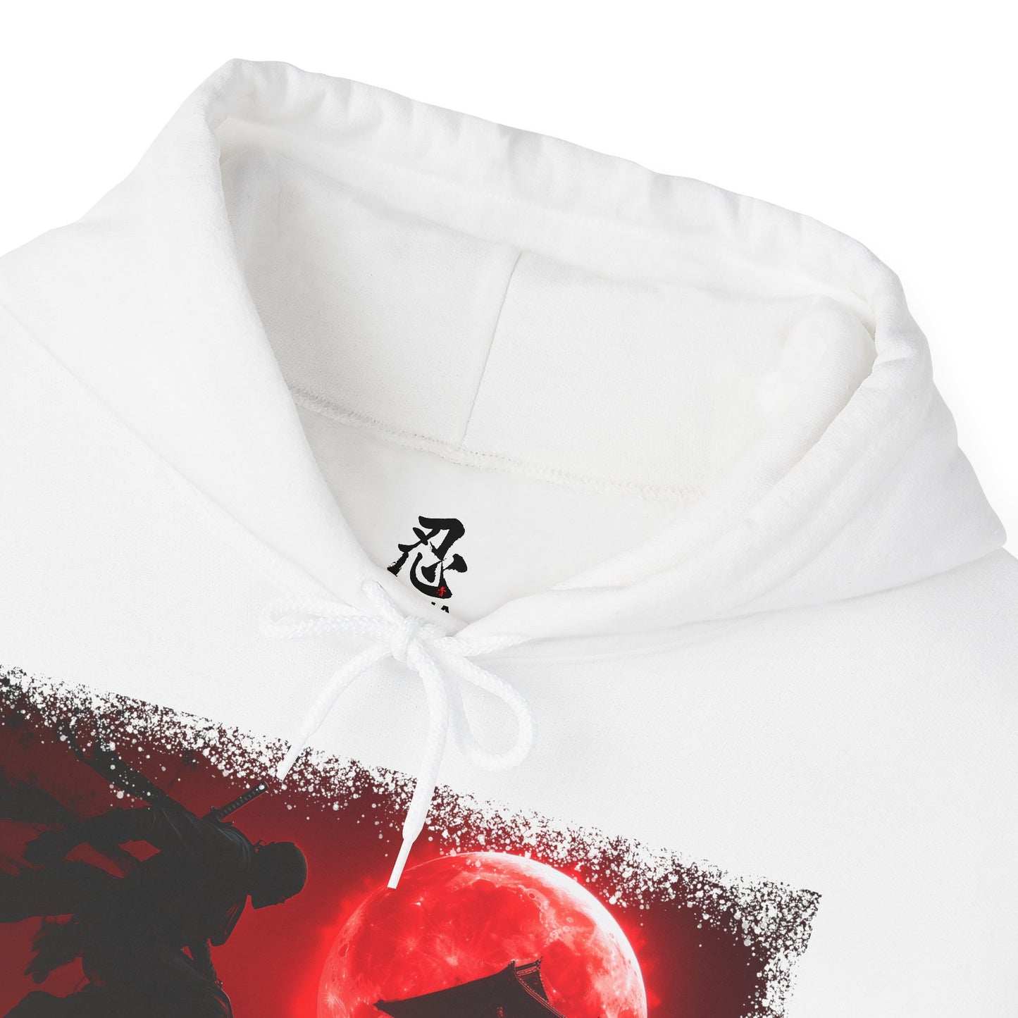 Ninja "Blood Moon" Hoodie / Japanese warriors / Japanese culture clothing