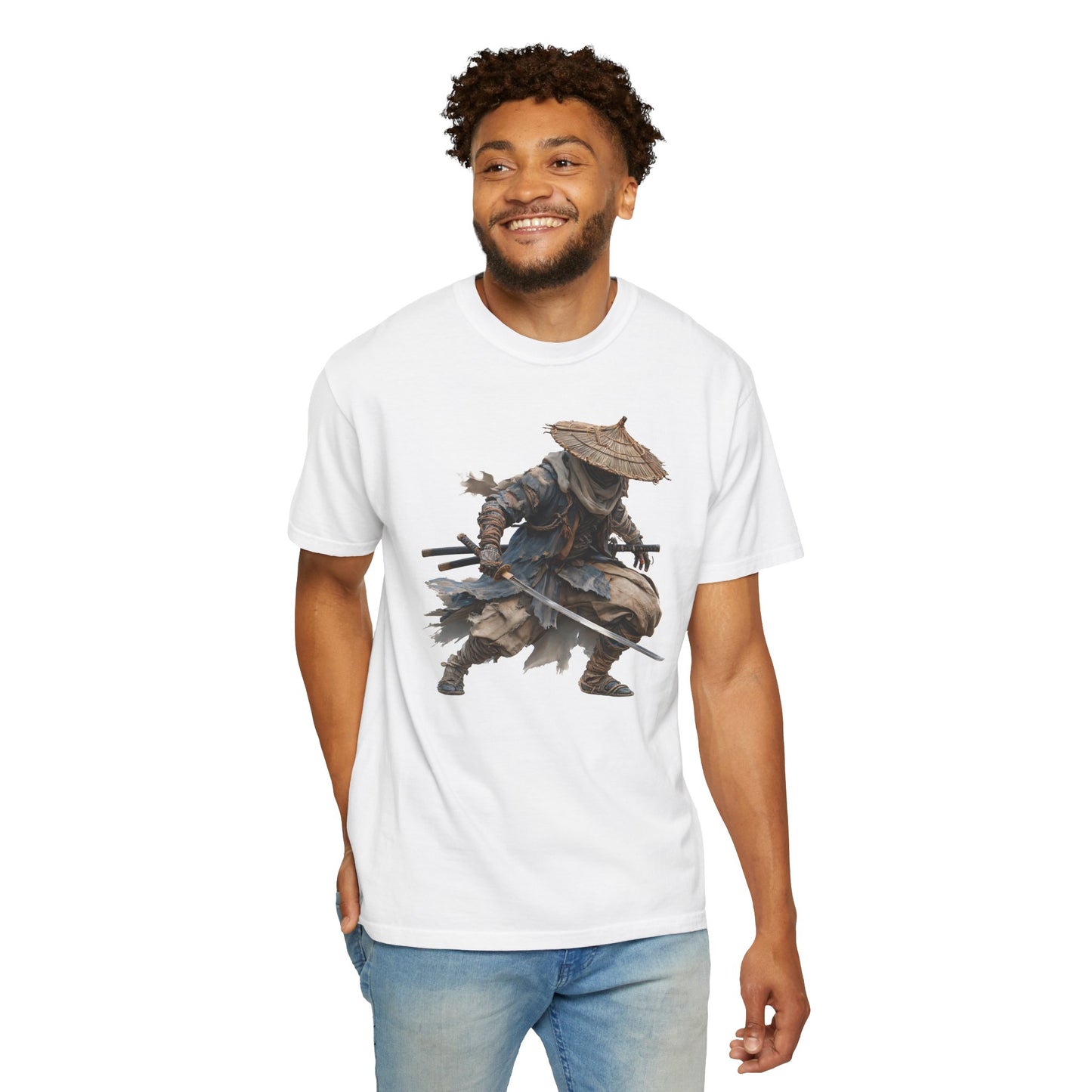 "Straw Hat Ronin" T-Shirt / Japanese warriors / Japanese shirts / Samurai shirts