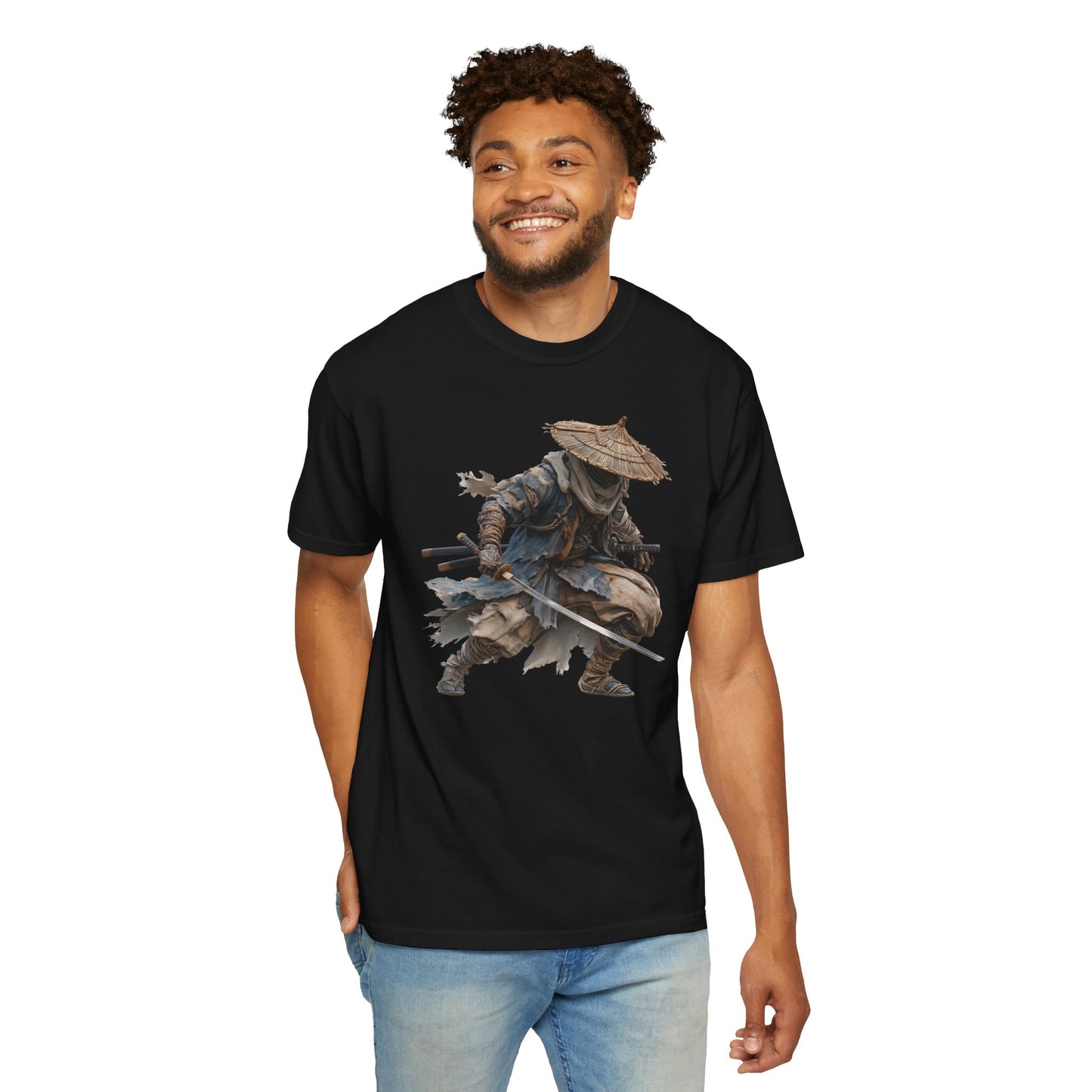 "Straw Hat Ronin" T-Shirt / Japanese warriors / Japanese shirts / Samurai shirts