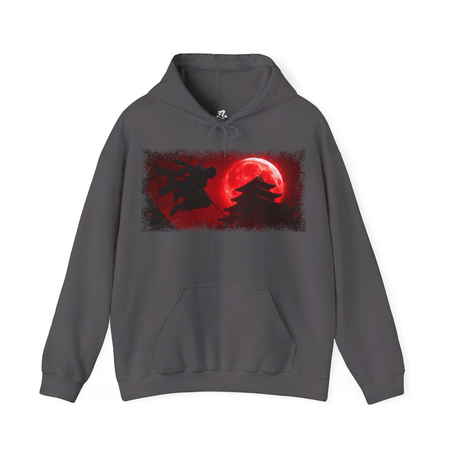 Ninja "Blood Moon" Hoodie / Japanese warriors / Japanese culture clothing