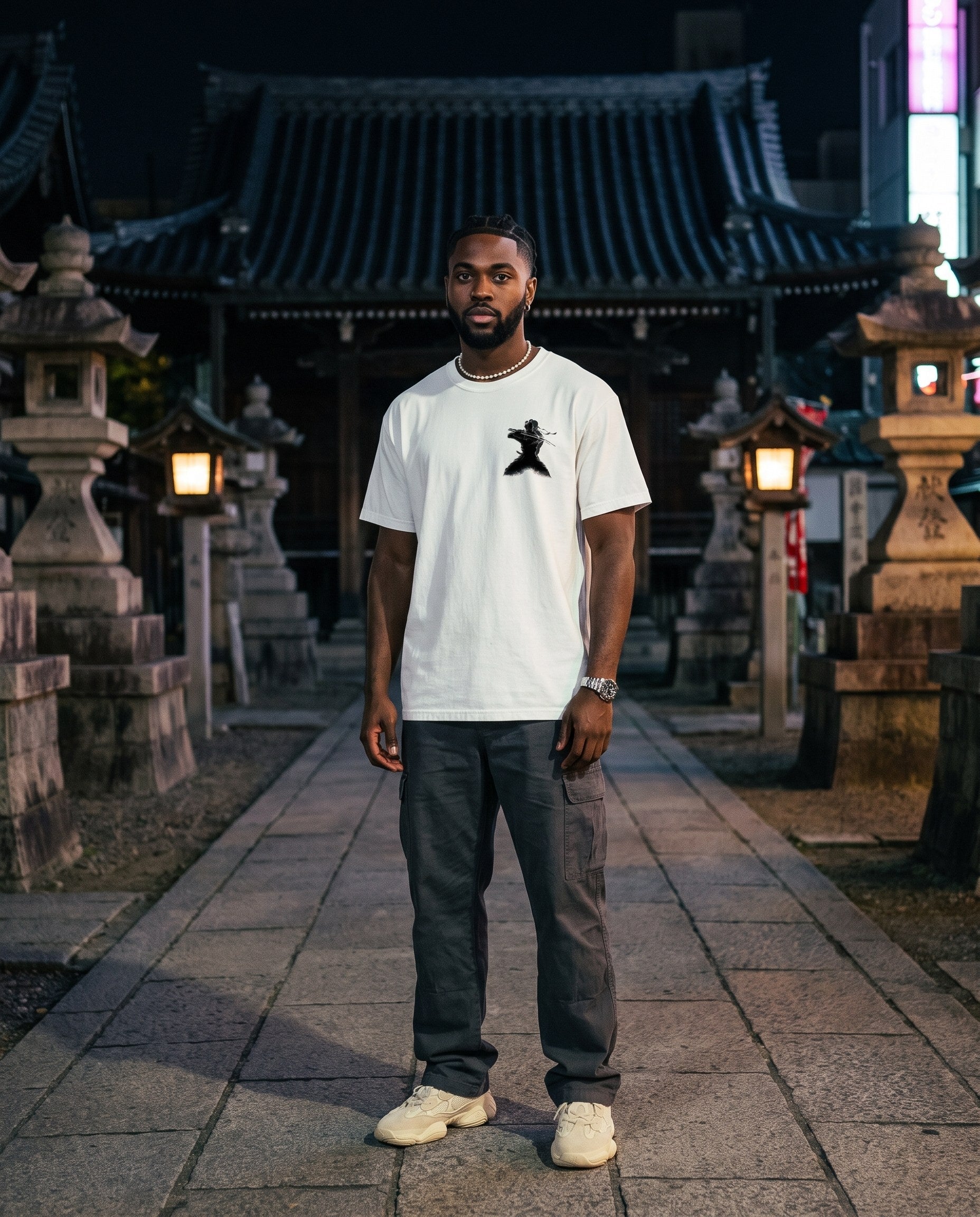 Shadow Ninja Silhouette Tee | Japanese Streetwear – NINJA TYO