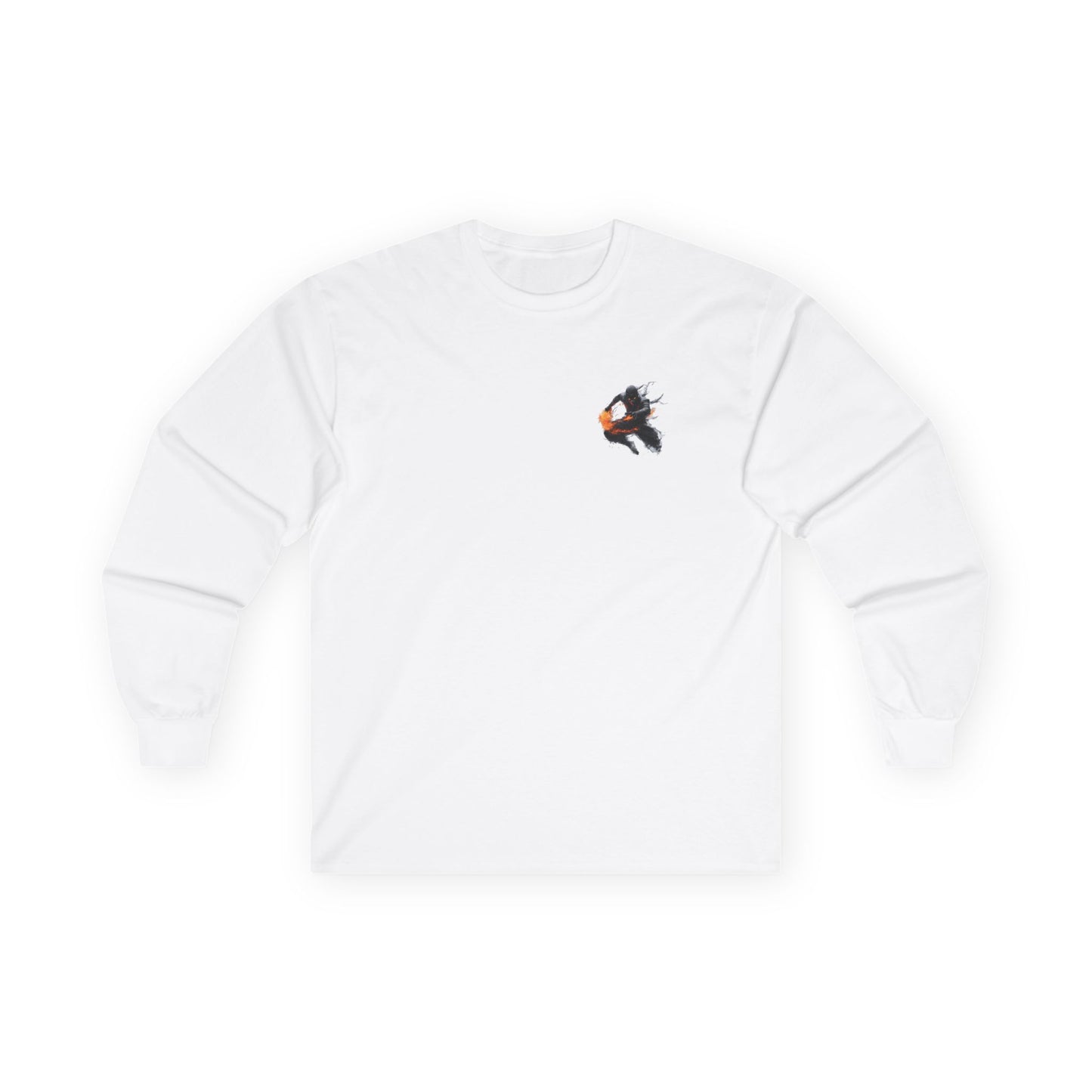 Graphic Long Sleeve T-Shirt — “Katon no Jutsu” Design — Japanese Streetwear Clothing