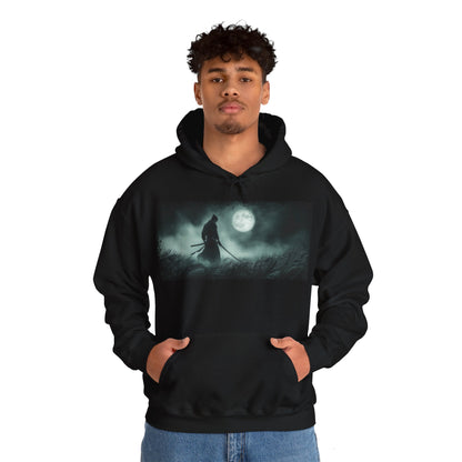 Ronin "Moonlight" Hoodie / Japanese warriors / Japanese culture clothing