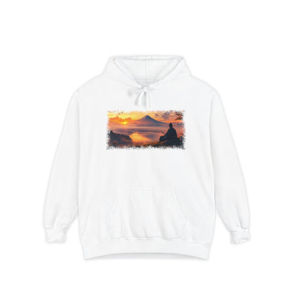 Mt. Fuji Sunset Ronin Graphic Hoodie — Japanese Streetwear | NINJA TYO