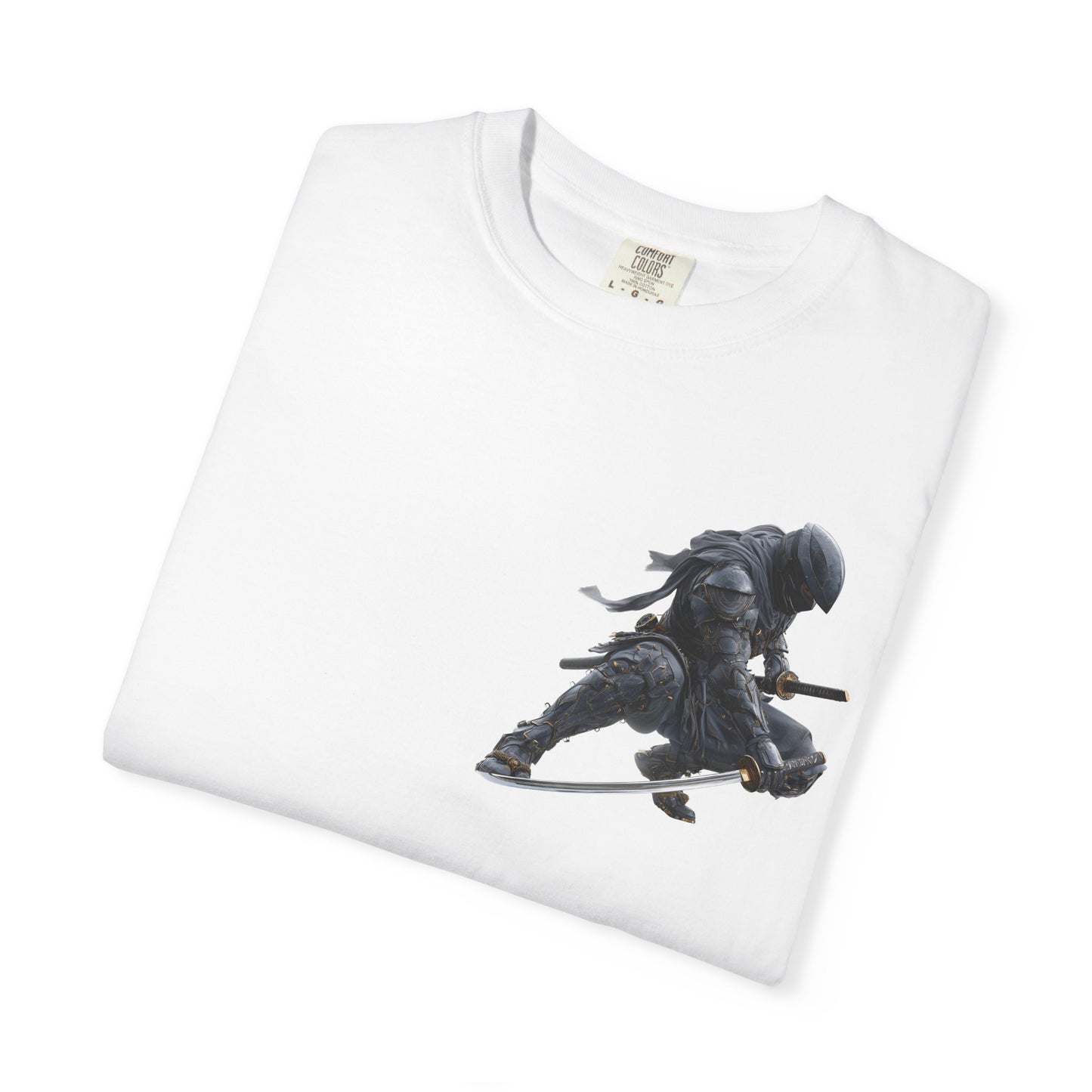 Graphic T-Shirt — “Armored Ninja” Design — Japanese Streetwear Tee