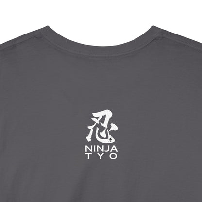 Men’s Graphic T-Shirt — “Wave of Kanagawa” Warrior Design — Ninja, Samurai, Ronin, Japanese Streetwear Tee