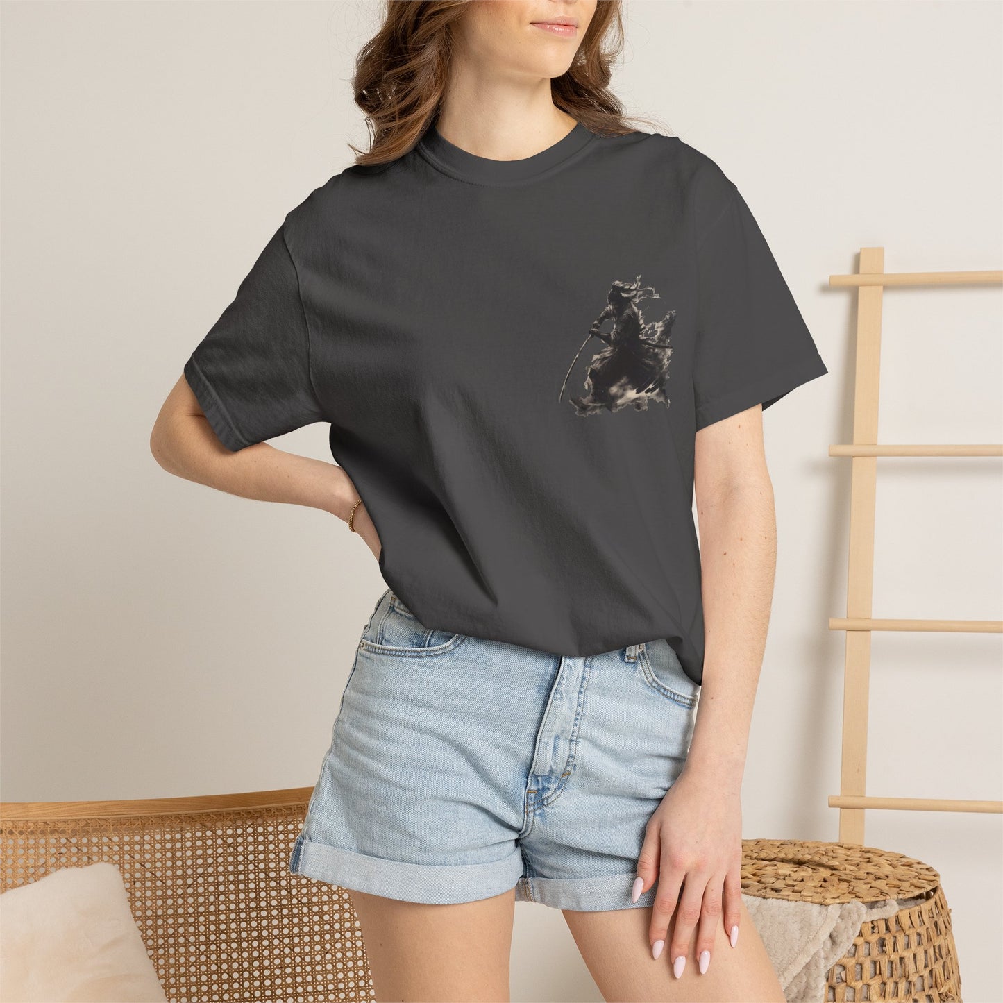 Wind Slash Samurai Graphic T-Shirt — Japanese Streetwear | NINJA TYO