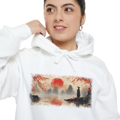 Hinomaru Ronin Graphic Hoodie — Japanese Streetwear | NINJA TYO