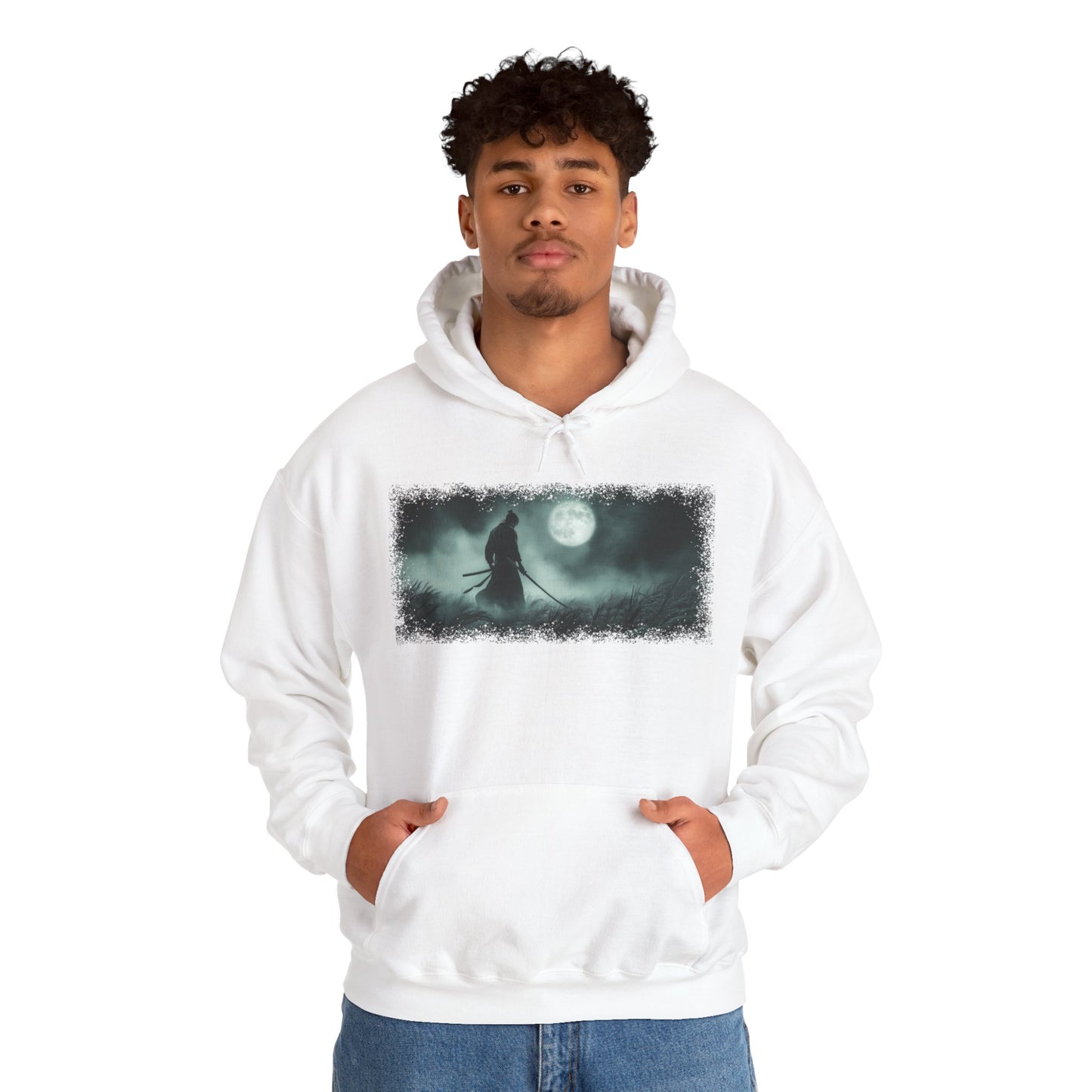 Graphic Hoodie — “Moonlight” Design — NJapanese Streetwear Clothing