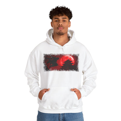Graphic Hoodie — “Blood Moon” Design — Japanese Streetwear Clothing