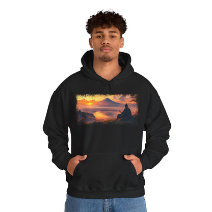 Graphic Hoodie — “Mt. Fuji Sunset” Design — Japanese Streetwear Clothing