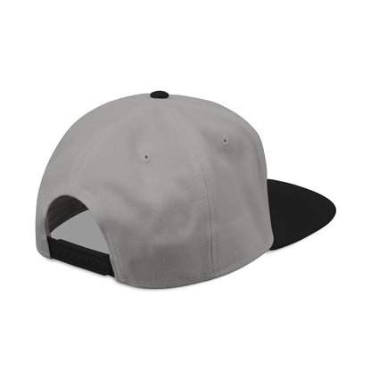 Shinobi Kanji Embroidered Snapback — White & Grey | NINJA TYO