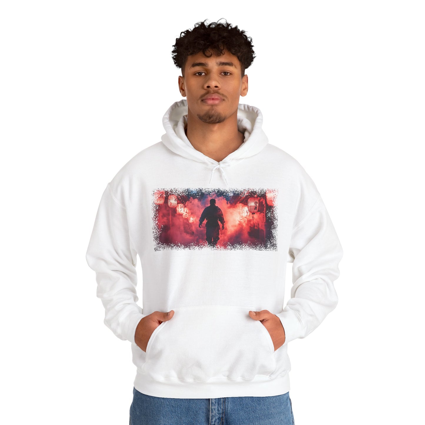 Graphic Hoodie — “Smoke Bomb” Design — Japanese Streetwear Clothing