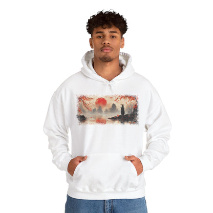 Graphic Hoodie — “Hinomaru” Design — Japanese Streetwear Clothing