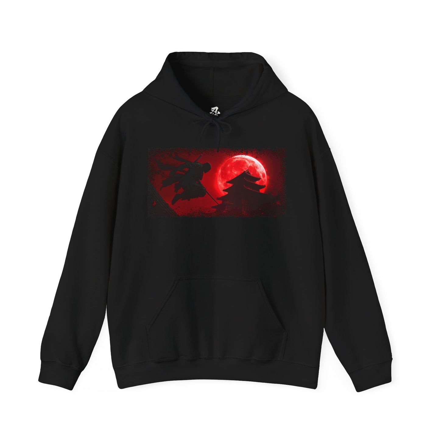 Graphic Hoodie — “Blood Moon” Design — Japanese Streetwear Clothing