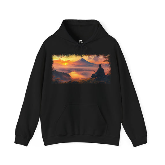 Ronin "Mt.Fuji Sunset" Hoodie / Japanese warriors / Japanese culture clothing