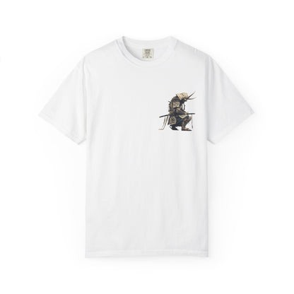 Serve Kneeling Samurai Graphic T-Shirt — Japanese Streetwear | NINJA TYO