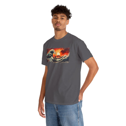Graphic T-Shirt — “Wave of Kanagawa” Design — Japanese Streetwear Clothing
