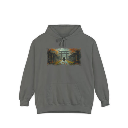 Torii Gate Ronin Graphic Hoodie — Japanese Streetwear | NINJA TYO