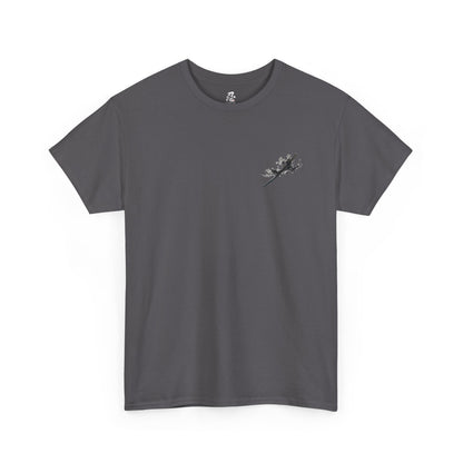 Graphic T-Shirt — “Black Flame Katana” Design —  Japanese Streetwear Clothing