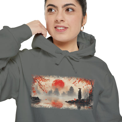 Hinomaru Ronin Graphic Hoodie — Japanese Streetwear | NINJA TYO