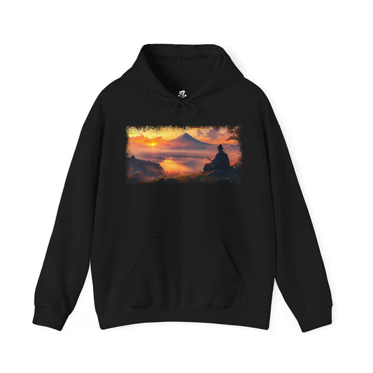 Graphic Hoodie — “Mt. Fuji Sunset” Design — Japanese Streetwear Clothing