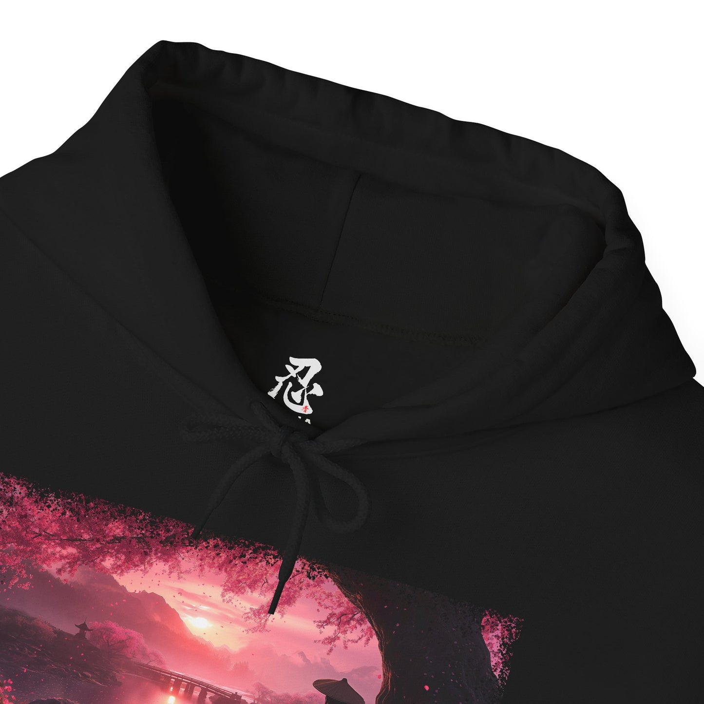 Graphic Hoodie — “Sakura Sunset” Design — Japanese Streetwear Clothing