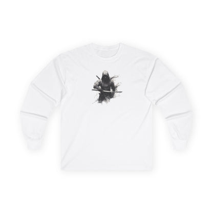 Ninja "Unsheathed" Long T-Shirt / Japanese warriors / Japanese culture clothing