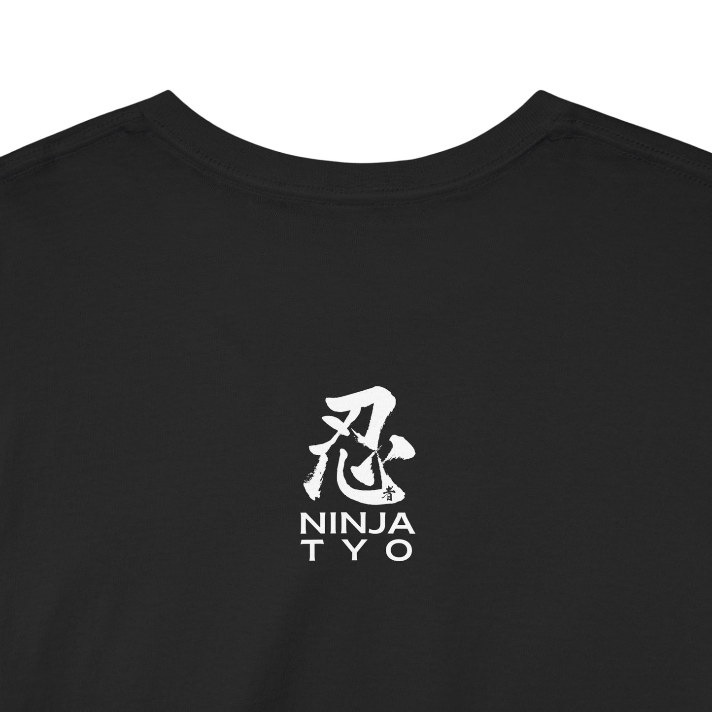 Men’s Graphic T-Shirt — “Wave of Kanagawa” Warrior Design — Ninja, Samurai, Ronin, Japanese Streetwear Tee