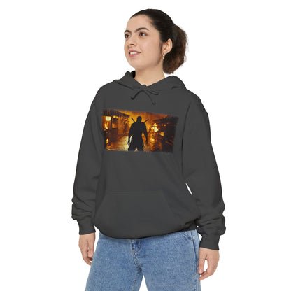 Dual Katana Ronin Graphic Hoodie — Japanese Streetwear | NINJA TYO